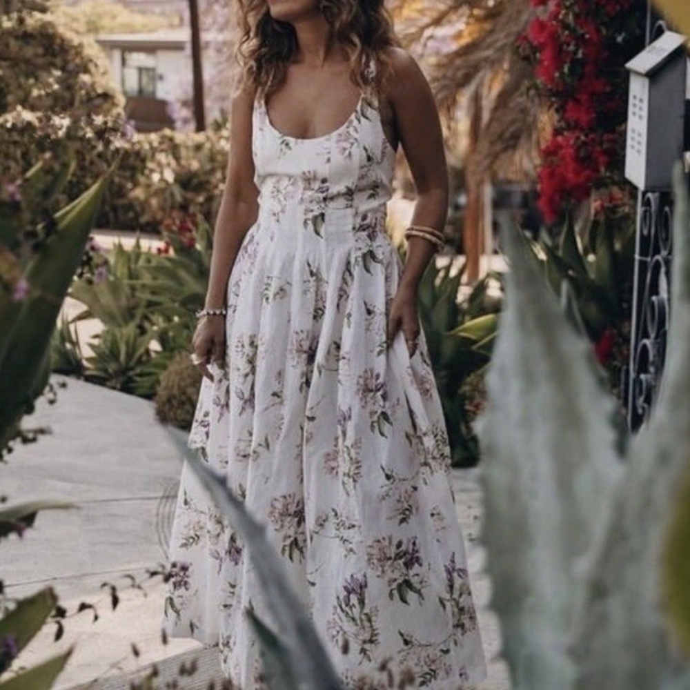 Brock collection design Floral Print Maxi Dress